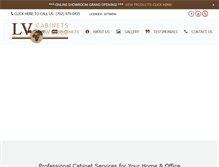 Tablet Screenshot of lvcabinetsworld.com